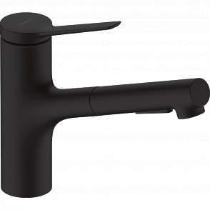 Смеситель для кухни hansgrohe Zesis M33 74803670 черный матовый