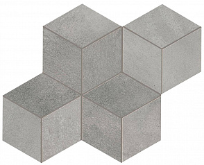 Мозайка ATLAS CONCORDE BLAZE ALUMINIUM MOSAICO ESAGONO LAPP A0UL 30 x 35