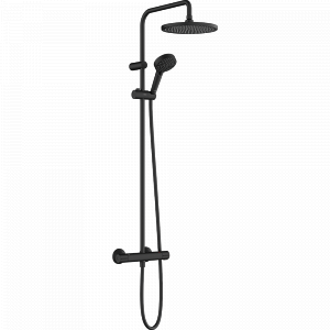 Душевая стойка hansgrohe Vernis Blend Showerpipe 240 1jet EcoSmart 26428670 черный матовый