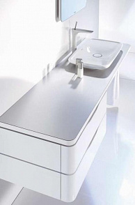 Топ под раковину Duravit Pura vida 180х55см PV071C белый блестящий