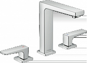 Смеситель для раковины hansgrohe Metropol 160 32515000 Push-Open