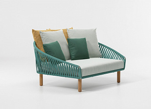 Софа Kettal Bitta Daybed pata madera