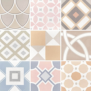 Керамогранит CAPRICE PATCHWORK PASTEL (22103) 20x20 от Equipe Ceramicas