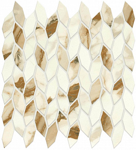 Мозаика ATLAS CONCORDE MARVEL SHINE CALACATTA IMPERIALE MOS. TWIST SILK A4WR 30.5 x 30.5