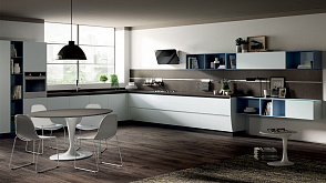 Кухня Scavolini Flux Swing угловая 365 на 368 см