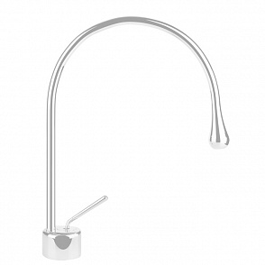 Смеситель для раковины Gessi Goccia 33602#279 белый матовый