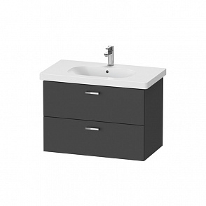 Тумба под раковину Duravit Xbase 80x45.8 XB619004949 графит матовый