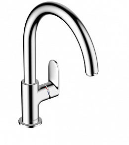 Смеситель для кухни hansgrohe Vernis Blend M35 71870000, 260 с поворотным изливом, хром