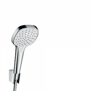 Душевой набор hansgrohe Croma Select E 1jet 26412400 с держателем и шлангом 160 см