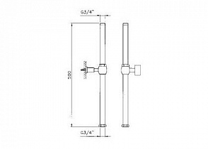 Удлинитель для душевой стойки Nicolazzi 5606 CR