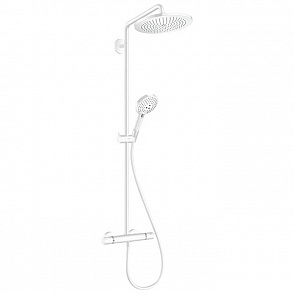 Душевая стойка Hansgrohe Croma Select S 26891700 с термостатом белая матовая