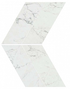 Мозаика керамогранит Marvel Stone Carrara Pure Chevron Lappato (AS1V) 22.5x22.9 от Atlas Concorde