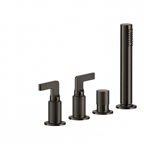 Смеситель для ванны Gessi Inciso 58043#299 черный матовый