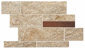 Мозаика Norde Oro Brick Corten (A597) 39x27.8 от Atlas Concorde