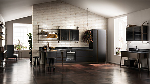 Кухня Scavolini Diesel Open Workshop прямая 390 см