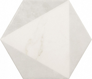 Напольная плитка CARRARA Hexagon Peak (23102) 17.5x20 от Equipe Ceramicas