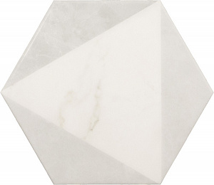 Напольная плитка CARRARA Hexagon Peak (23102) 17.5x20 от Equipe Ceramicas