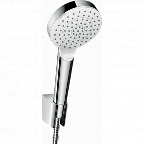 Душевой набор hansgrohe Crometta 1jet EcoSmart 26569400 160 см, белый/хром