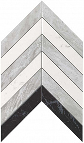 Мозаика настенная Marvel Stone Chevron Mix Wall (9SCM) 30.5x25 от Atlas Concorde