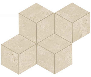 Мозаика керамогранит Marvel Stone Cream Prestige Mosaico Esag. Lapp. (AS2H ) 30x35 от Atlas Concorde