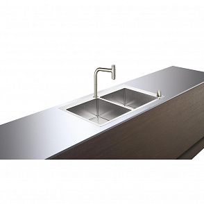 Кухонная комбинация hansgrohe 370/370 C71-F765-10 43203800 сталь