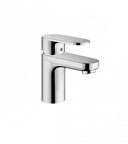 Смеситель для раковины hansgrohe Vernis Blend 71570000, 70 со сливным гарнитуром, цинк, хром