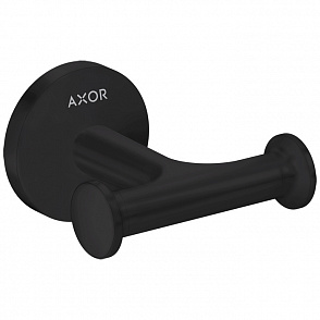 Крючок для ванной Axor Universal Circular 42812670 двойной черный матовый