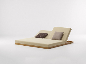 Шезлонг Kettal Landscape Lounger doble respaldo 5 posiciones