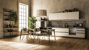 Кухня Scavolini Diesel Open Workshop прямая 450 см