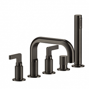 Смеситель для ванны Gessi Inciso 58040#299 черный матовый