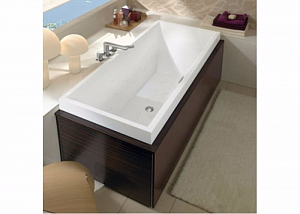 Квариловая ванна Villeroy&Boch Squaro 180x80 UBQ180SQR2V-01