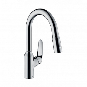 Смеситель для кухни hansgrohe Focus M42 71801000 с вытяжным душем