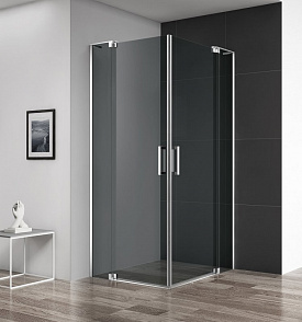 Душевой уголок Cezares Slider 90x90 SLIDER-A-2-80/90-GRIGIO-Cr