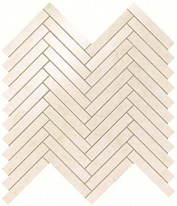 Мозаика настенная Marvel Stone Cream Prestige Herringbone Wall (9SHE) 30.5x30 от Atlas Concorde