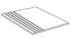 Фронтальная ступень MEK Medium Gradino (AMPZ) 30x60 от Atlas Concorde