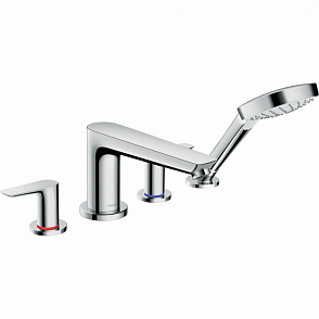 Смеситель на край ванны hansgrohe Talis E 71748000 на 4 отверстия, хром