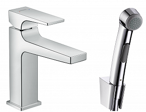 Смеситель для раковины hansgrohe Metropol 32522000 с гигиеническим душем