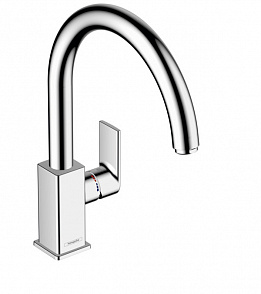 Смеситель для кухни hansgrohe Vernis Shape M35 71871000, 260 с поворотным изливом, хром