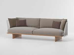 Софа Kettal Mesh Sofa 3 plazas