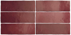 Настенная плитка MAGMA Burgundy (24967) 6.5x20 от Equipe Ceramicas