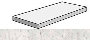 Угловая ступень SENSI GEMS ANG. TOP SX ICEBERG левая (PF60006417) 32x120x4.5x2 от ABK Ceramiche