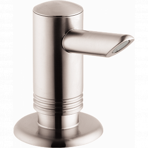 Диспенсер hansgrohe A41 40418800 для жидкого мыла или средства для мытья посуды, сталь