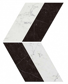 Мозаика керамогранит Marvel Stone Chevron Cold Lappato (AS2F) 22.5x22.9 от Atlas Concorde