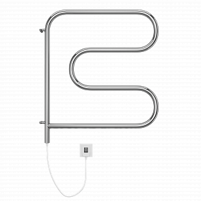 Полотенцесушитель электрический Terminus F-образный поворот 600х600 4620768883897