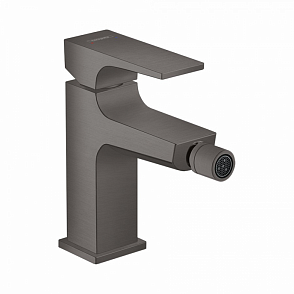 Смеситель для биде hansgrohe Metropol 32520340 с донным клапаном Push-Open, шлифованный черный хром