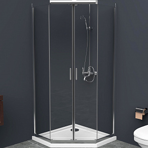 Душевой уголок BelBagno Uno 100х100 UNO-195-P-2-100-C-Cr