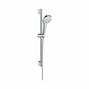 Душевой набор hansgrohe Croma Select S Multi EcoSmart 26561400 9 л/мин со штангой 65 см белый/хром