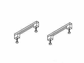 Универсальный комплект ног для прямоугольных акриловых ванн CEZARES ECO LEG-KIT-100