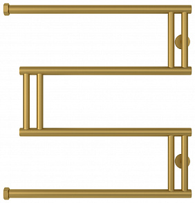 Полотенцесушитель водяной Сунержа High-Tech model &quot;M+&quot; 600х600 032-4050-6060 матовое золото