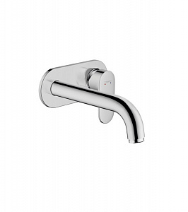 Смеситель для раковины hansgrohe Vernis Blend 71576000, настенный, излив 20,4 см, хром